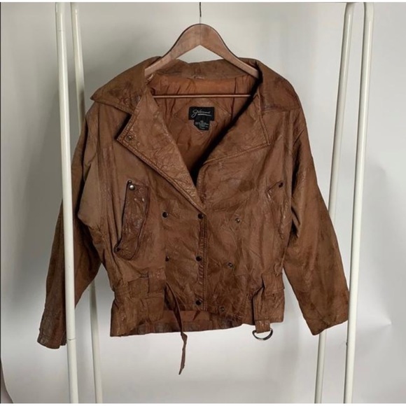 Giovanni Genuine Leather Jacket ‘Rock On’ (Vintage) - Picture 1 of 6